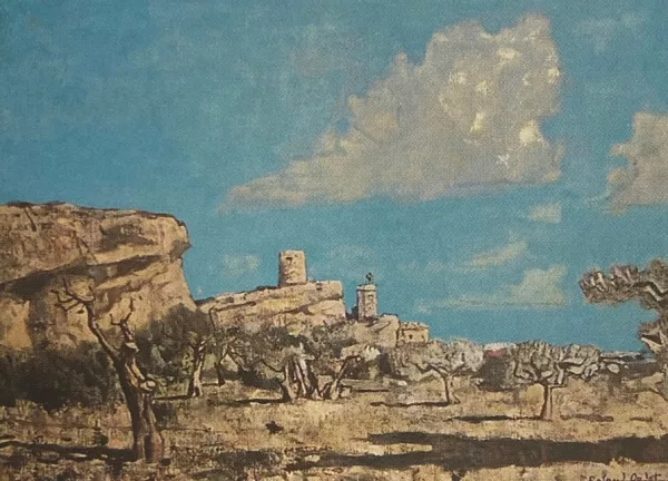 Roland Oudot — Paysage provençal
