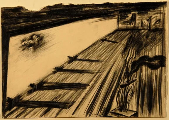Enzo Cucchi — Sans titre, 1983