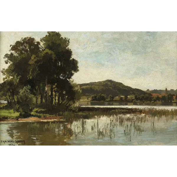 Fritz Halberg-Krauss — Paysage lacustre