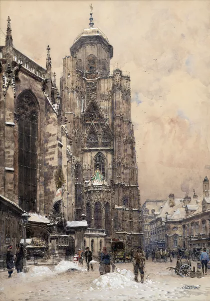 Franz Poledne — Vue sur la cathédrale