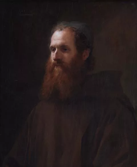 Ferdinand Schauss — Bildnis eines Mönchs