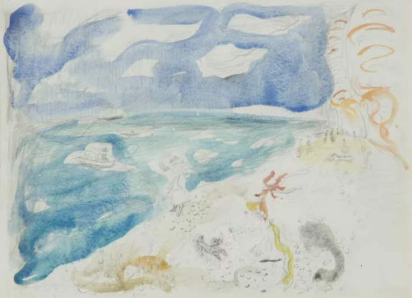 Constantin Terechkovitch — Fillette au bord de mer