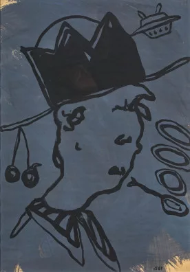 Julião Sarmento — Cara, 1983