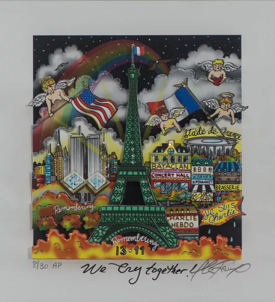 Charles Fazzino — We cry together!