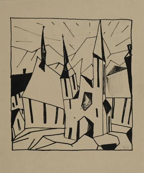 Thilo Maatsch — Ohne Titel (Kirche), 1921