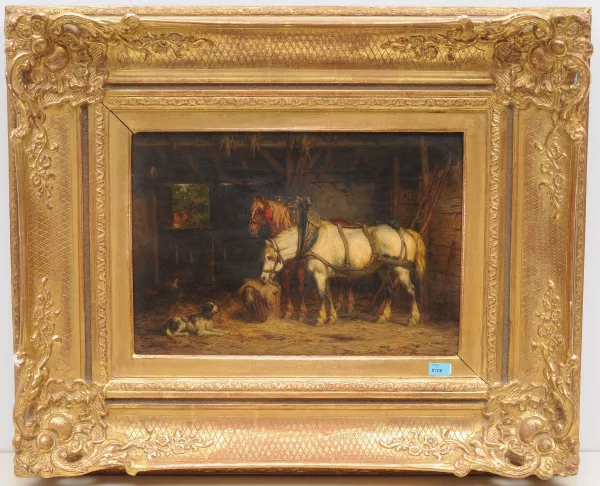 Willem Johan Boogaard — Pferde im Stall