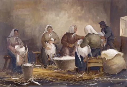 Eberhard Viegener — Gänserupferinnen