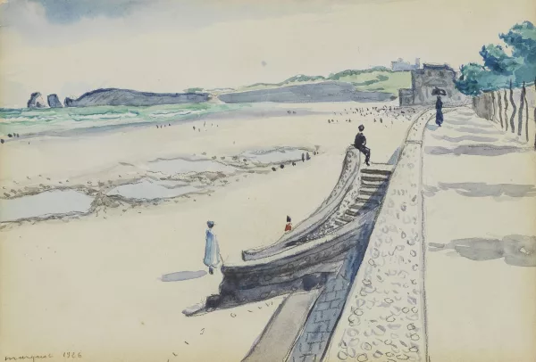 Albert Marquet — La plage d'Hendaye