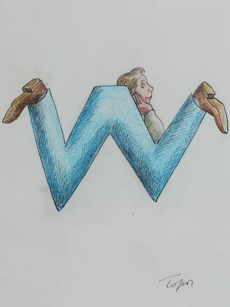 Roland Topor — "W"