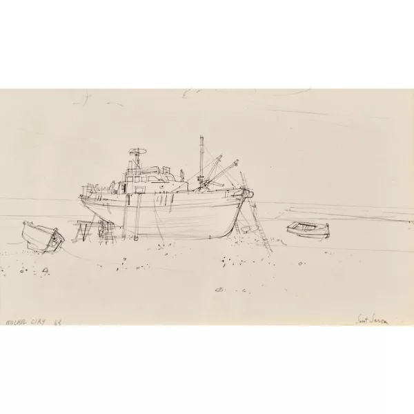 Michel Ciry — "Bateau à St-Servan".