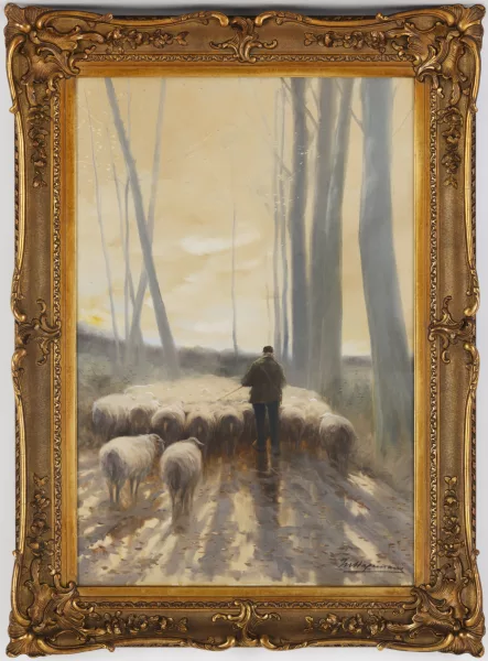 Maurice Hagemans — Berger et son troupeau,