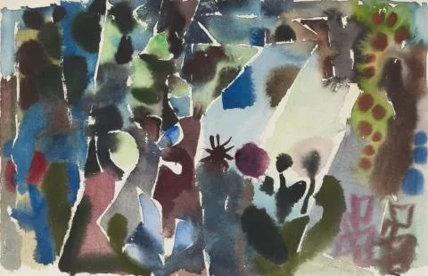 Eduard Bargheer — Nächtlicher Garten