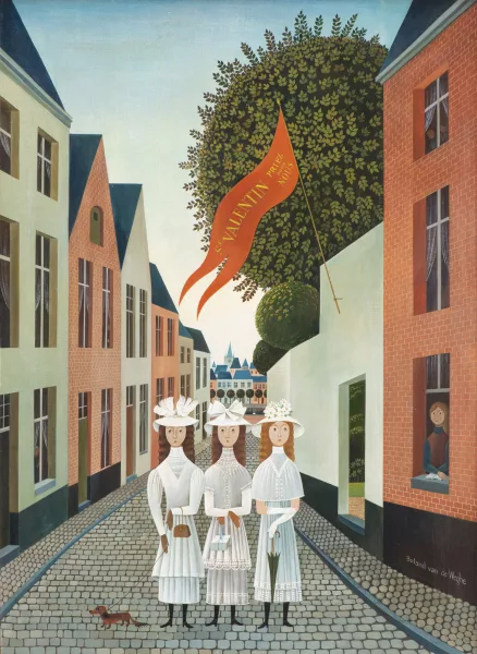 Suzanne Boland van de Weghe — Suzanne BOLAND VAN DE WEGHE (1913-2008) Art dit naïf
