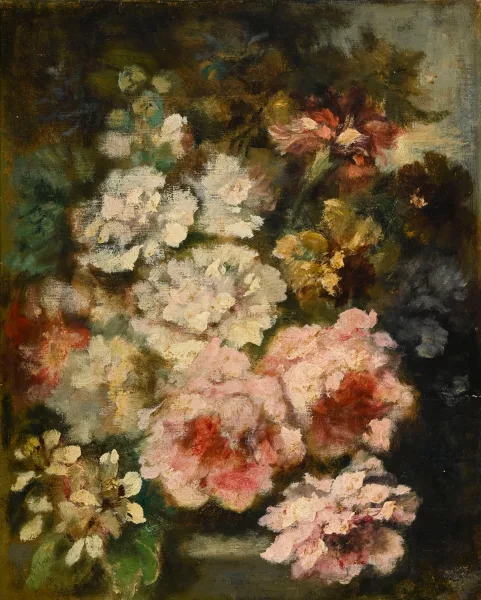Narcisse Virgilio Díaz — Bouquet of flowers
