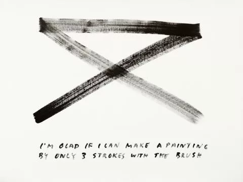 Endre Tot — I'm glad if I can make a painting by only 3 strokes with the brush