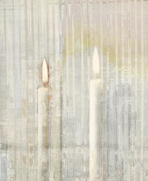 Haley Mellin — Richter Jpg_Two Candles 3",