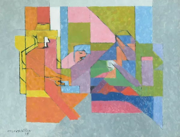 Jacques Villon — Aux pieds d’Omphale (Repos d’été)