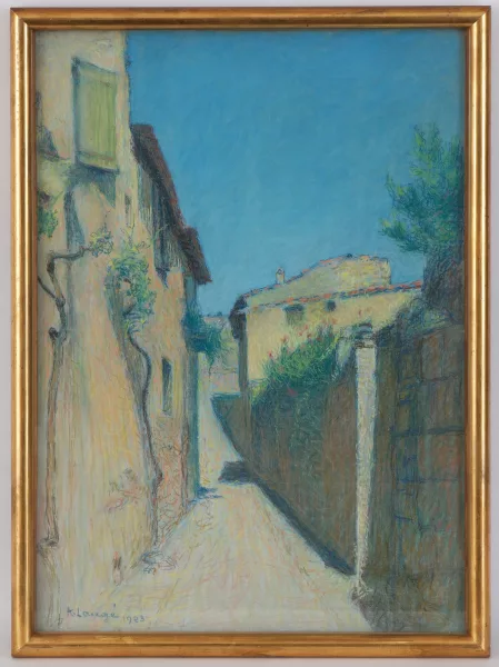 Achille Laugé — Ruelle de village,