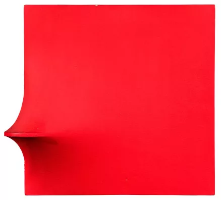 Agostino Bonalumi — Red, 1968