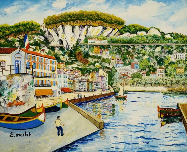 Élisée Maclet — Le port de Villefranche
