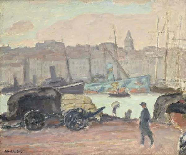 Albert André — Vieux port de Marseille