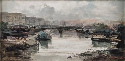 Ezelino Briante — Pont sur la rivière