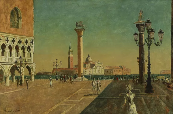 Roland Oudot — Vue de la Piazzetta