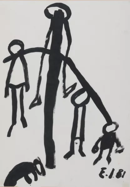 Eugène Ionesco — Sans titre, 1981