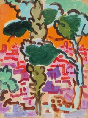 Charles Lapicque — Vue de Rome, 1957