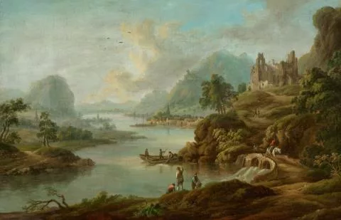 Franz Hochecker — Flusslandschaft