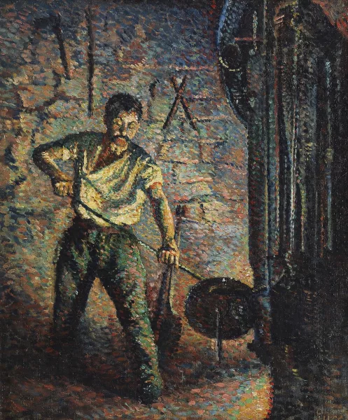 Maximilien Luce — Le souffleur de verre
