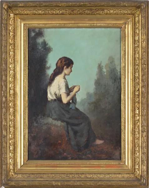 Charles Royer — Jeune couturière,