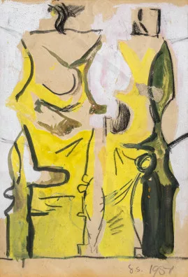 Graham Sutherland — Étude pour The Origins of the Land, 1951