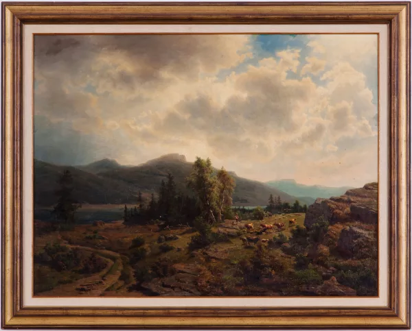 Heinrich Steinike — Paysage de campagne,