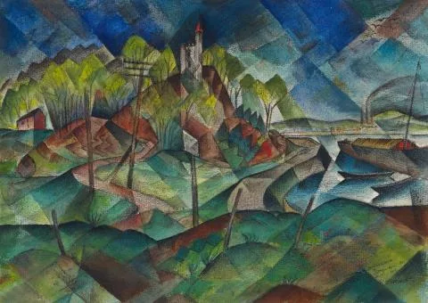 Paul Adolf Seehaus — Wallwitzhafen (Elblandschaft)