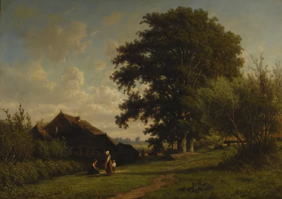 Alexander Mollinger — Haus am Waldrand, 1865