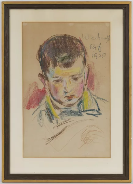 Anton Faistauer — Portrait d'un jeune garçon