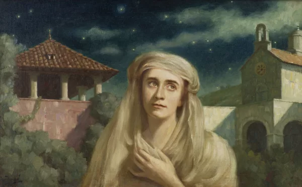 Walter von Bongé — Portrait de femme dans la nuit