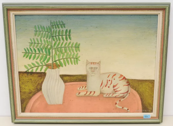 George Fredericks — Cat with pot