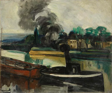 Maurice de Vlaminck — Le remorqueur, vers 1912–1913