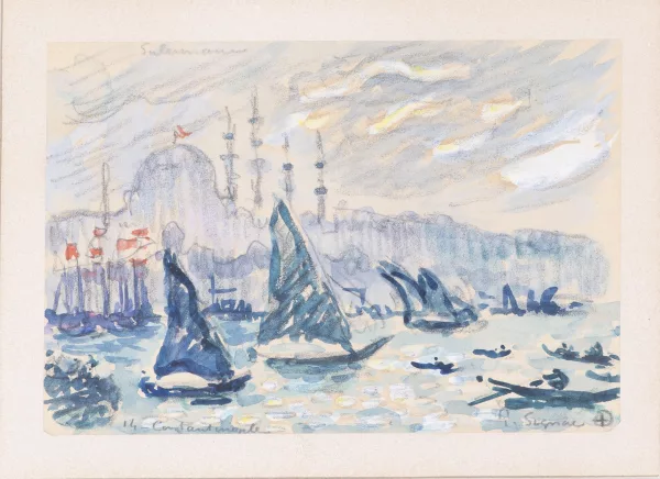 Paul Signac — Constantinople, mosquée Sulemanie
