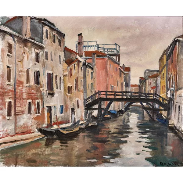 Takanori Oguiss — Venedig, Rio delle Mosche, Ponte di Legno