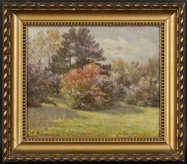 Louis Édouard Fournier — Paysage de campagne,