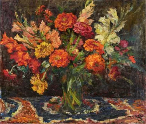 Willy Schlobach — Nature morte aux fleurs