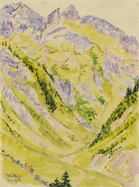 Fritz Bleyl — Gebirgslandschaft