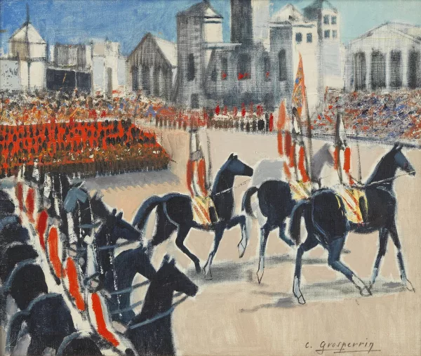 Claude Grosperrin — Parade équestre