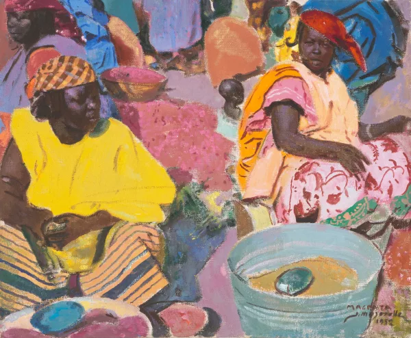 Jacques Majorelle — Markt von Macenta, Guinea
