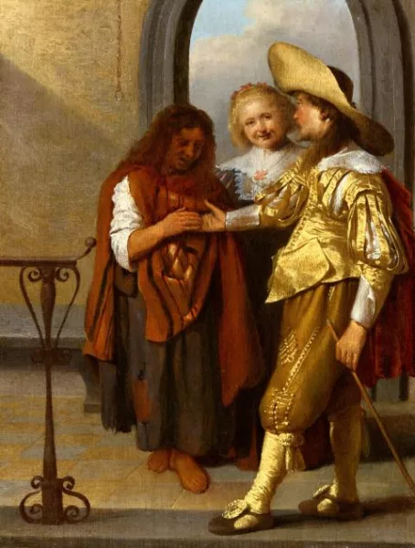 Dirck Hals — La Diseuse de bonne aventure