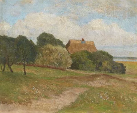 Paul Müller-Kaempff — Landschaft mit Haus