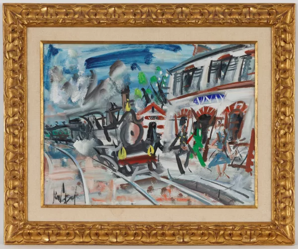 Eugène Paul — La gare